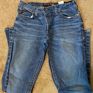 Men’s FR ariat jeans size 33/36 stains no holes